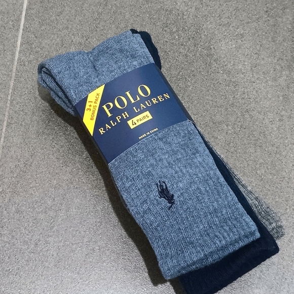 Polo Ralph Lauren Other - NWT! 4 Pairs Polo Ralph Lauren Men's Crew Socks